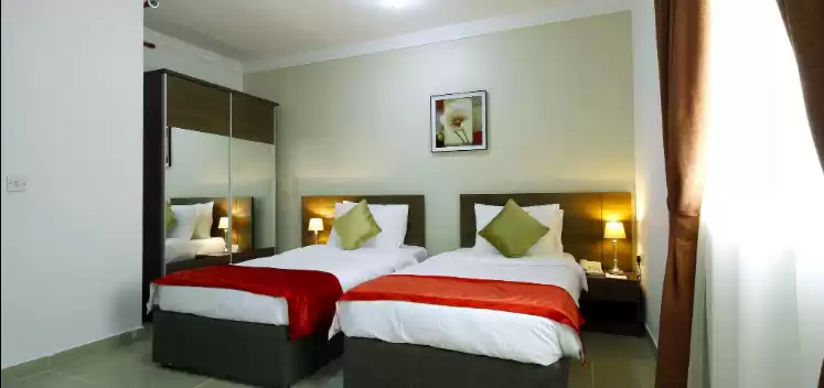 Wohn Klaar eigendom 1 Schlafzimmer F/F Hotelwohnungen  zu vermieten in Al Sadd , Doha #7650 - 1  image 